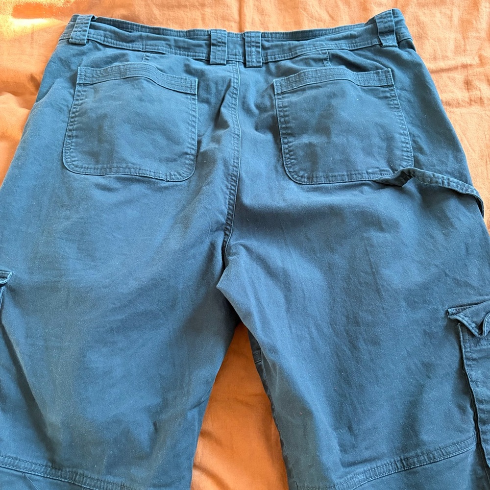 Abercrombie & Fitch Black Wide Leg Cargo Pants - Picture 8 of 10